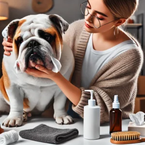 Bulldog Skin Fold Infections at home